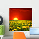 Sunrise Dandelion Field Wall Decal