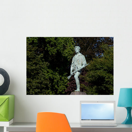 Minuteman Statue Wall Decal