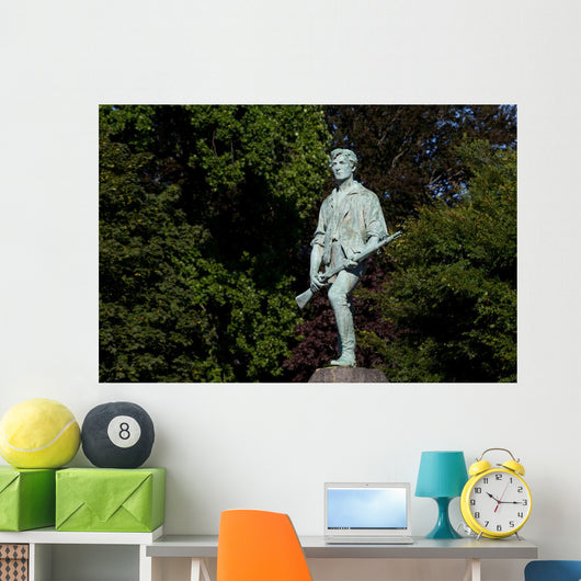 Minuteman Statue Wall Decal