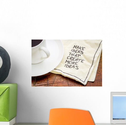 Make Ideas Advice Napkin Wall Decal