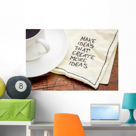 Make Ideas Advice Napkin Wall Decal