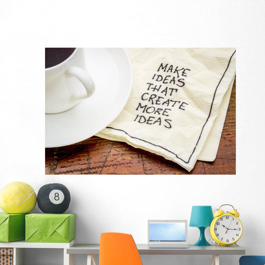 Make Ideas Advice Napkin Wall Decal