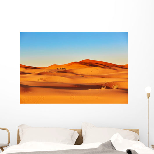 Camel Caravan Sahara Desert Wall Decal