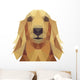 Low Poly Geometric Dog Wall Decal