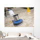 Up Blue Polishing Machine Wall Decal