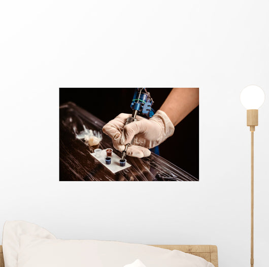 Female Tattoo Artist Work Wall Decal