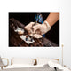 Female Tattoo Artist Work Wall Decal
