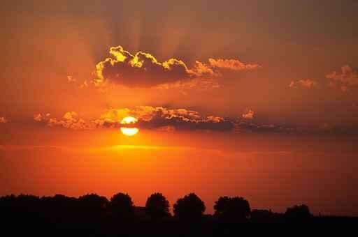 Sunset Wall Mural