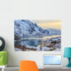 Winter Fjord Sunset Wall Decal