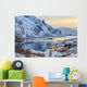 Winter Fjord Sunset Wall Decal