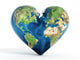 Heart Shaped Earth Wall Decal