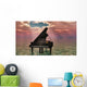 Oceanic Piano Wall Decal