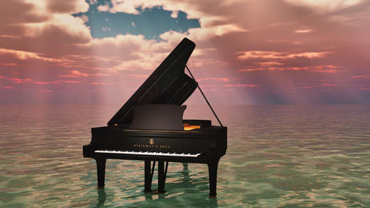Oceanic Piano Wall Decal