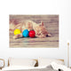 Little Red Kitten Sleeping Wall Decal