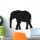 Elephant Silhouette Wall Decal Design 1