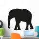 Elephant Silhouette Wall Decal Design 1