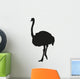 Ostrich Silhouette Wall Decal
