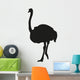 Ostrich Silhouette Wall Decal