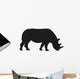 Rhinoceros Silhouette Wall Decal Design 1