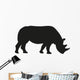 Rhinoceros Silhouette Wall Decal Design 1