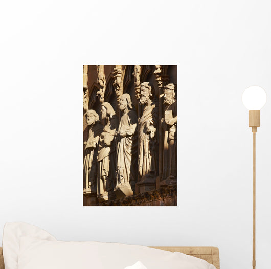 Ancient Stone Sculptures Spanish Wall Decal