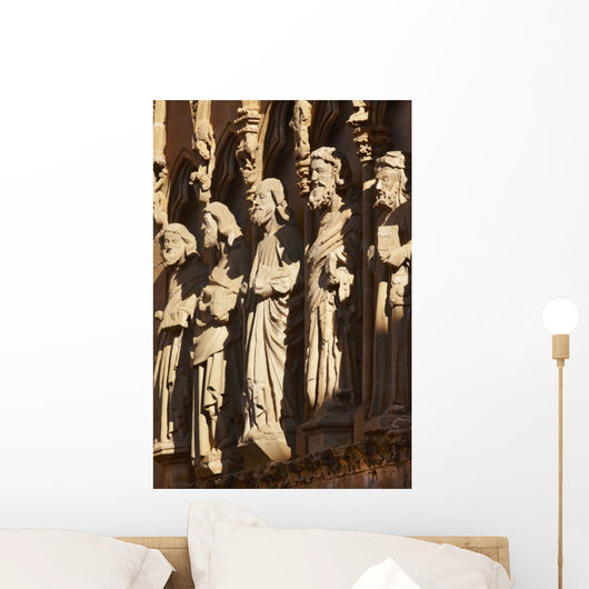 Ancient Stone Sculptures Spanish Wall Decal