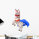 Super Zebra Wall Decal