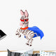 Super Zebra Wall Decal