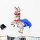 Super Zebra Wall Decal