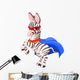 Super Zebra Wall Decal