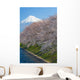 Mountain Fuji and Sakura Wall Decal