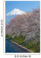 Mountain Fuji and Sakura Wall Decal