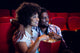 Happy Young Couple Watching Wall Decal