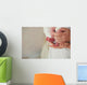 Newborn Baby Feet Father Wall Decal Design 1