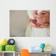 Newborn Baby Feet Father Wall Decal Design 1