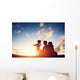 Happy Family Together Parents Wall Decal