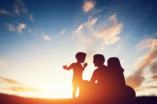 Happy Family Together Parents Wall Decal