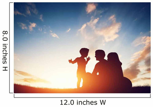 Happy Family Together Parents Wall Decal