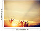 Happy Friends Family Jumping Wall Decal