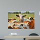 Eine Rotbunte Hat Den Wall Decal
