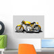 Moto Gialla Old Style Wall Decal