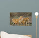 Five Young Lions Drink Wall Decal