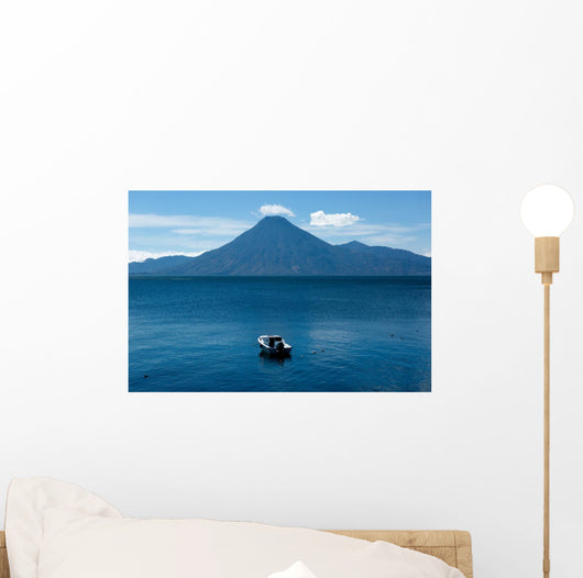 Lake Atitlan Volcano Wall Decal