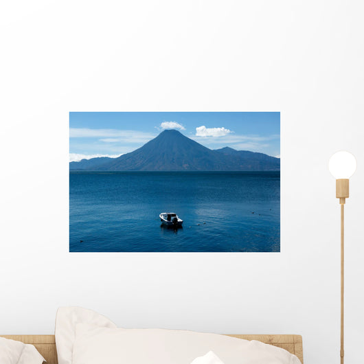 Lake Atitlan Volcano Wall Decal