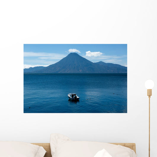 Lake Atitlan Volcano Wall Decal