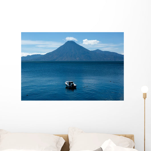 Lake Atitlan Volcano Wall Decal