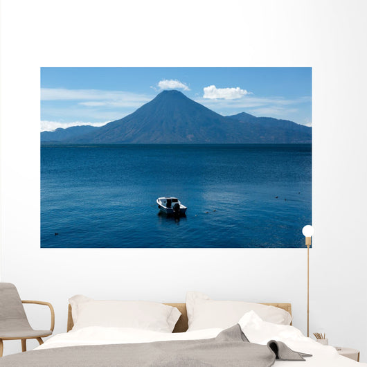 Lake Atitlan Volcano Wall Decal