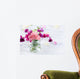 Beautiful Spring Flowers Glass Wall Decal