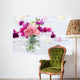 Beautiful Spring Flowers Glass Wall Decal