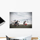 Businesspeople Competing Wall Decal